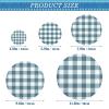 Blue Buffalo Plaid Stretch Bowl Covers, Reusable Food Storage Covers, Set of 5 Sizes view 4