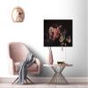 A.S. Création Floral Canvas Print, Pink and Black, 90 x 60 cm Landscape view 3