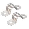 TA-VIGOR 10-Pack 16 mm 2-Hole 304 Stainless Steel U-Shaped Pipe Clamps view 1