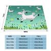 Kururi Goat Frolic Print Lightweight Fleece Throw Blanket, 60 x 50 in view 4