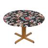 Magic Chess Poker Watercolor Cute Round Tablecloth, 101.6 × 127 cm view 1