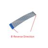 10PCS Flat Flexible FFC FPC Cable AWM 20624 80C 60V VW-1, 0.5 mm/1.0 mm, 4/5/6/8/10/12/14/16/18/20/24/26/30/32 Pin, 30 cm, 1.0 mm-16P, Forward Direction view 4