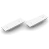 Magnotica Pro SE Door Magnet, 73 x 22 mm, Rectangular Cover Cap, White Zamak view 1