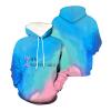 Duohropke I Am K Enough Hooded Gift for Men and Women, I Am Kenough Hoodie 3D Tie-Dye Print Long-Sleeve Pullover view 1