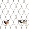 NEPHRA Stainless Steel Mesh Safety Net, Garden Fence, 0.8 m x 6 m view 1