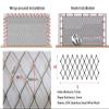 NEPHRA Stainless Steel Mesh Safety Net, Garden Fence, 0.8 m x 6 m view 3