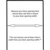 Zanotva Half-Height Swinging Door for Lounges, Wine Cellars, Counters and Terraces, 50 x 70 cm, A view 3