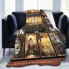 Xgidkew Christian Jesus Throw Blanket, Religious Decor with Bible Verse view 3