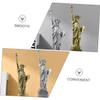 GOOHOCHY Resin Statue of Liberty Figurine, 1 Pc, Brown view 2