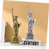 GOOHOCHY Resin Statue of Liberty Figurine, 1 Pc, Brown view 3