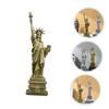 GOOHOCHY Resin Statue of Liberty Figurine, 1 Pc, Brown view 4