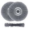 ZORUNNA 2-Pack 8 in. Wire Wheels for Bench Grinders, Fits 1/2 in. and 5/8 in. Arbors view 1