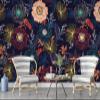 3D Floral Leaf Wall Mural, 150 x 105 cm view 2