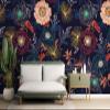 3D Floral Leaf Wall Mural, 150 x 105 cm view 3
