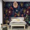 3D Floral Leaf Wall Mural, 150 x 105 cm view 4