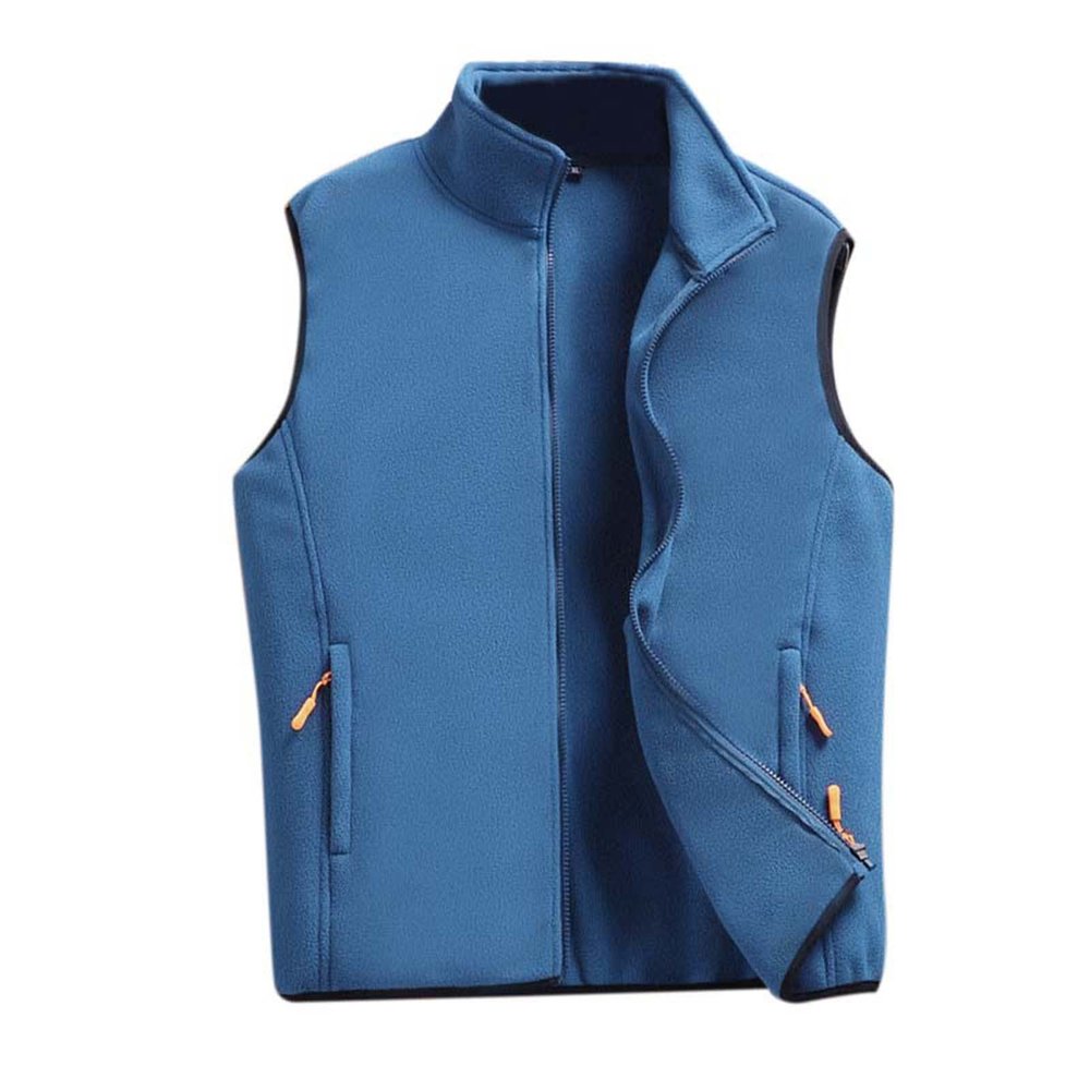 Duohropke Men's Fleece-Lined Windproof Vest