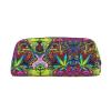 COMAAM Lavender Stamp 3D Leather Pencil Case view 1