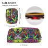 COMAAM Lavender Stamp 3D Leather Pencil Case view 4