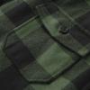 Duohropke Men's Plaid Flannel Jacket with Hood view 3