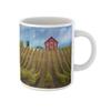 Healdsburg Farmhouse Coffee Mug, Green and Red, 330 ml view 1