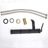 Single-Hole Faucet, Retro Black Vertical Bronze Bamboo Bathroom Sink Faucet view 4