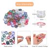 UR URLIFEHALL 100 Transparent Lampwork Glass Cat Beads view 2