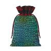 Alligator Skin Print Christmas Drawstring Gift Bags view 2