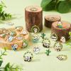 Spritewelry 24-Piece Enamel Panda Charms, Bamboo Crown Panda Pendants, Cute Cartoon Animal Dangles for Earring, Bracelet, Necklace and Keychain Making view 4
