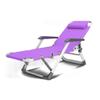 HCZION Garden Lounger Chaise, Waterproof Folding Sun Lounger for Outdoor, Patio, Beach, Camping, Purple view 1