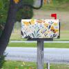 Magnetic Mailbox Cover with Butterflies, Fall Flowers and Leaves, 18 x 21 in view 2
