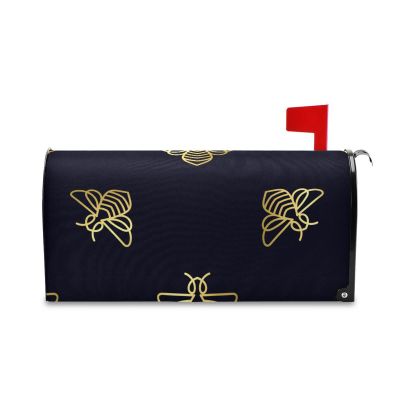 Golden Bee Magnetic Mailbox Cover, 45.7 x 53.3 cm