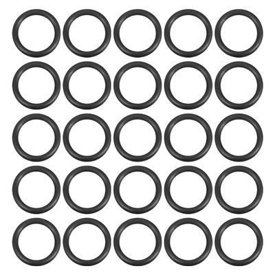 M METERXITY 50-Pack Nitrile Rubber O-Rings, 30 x 23 x 3.5 mm, Black