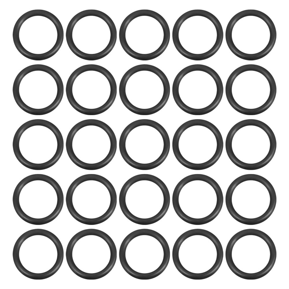 M METERXITY 50-Pack Nitrile Rubber O-Rings, 30 x 23 x 3.5 mm, Black