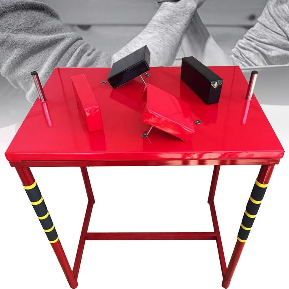 VIOLK Professional Arm Wrestling Training Table with Red Strap