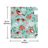 Magnetic Mailbox Cover with Red Bird, Owl, and Floral Design, 21 x 18 in view 4