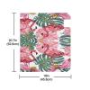 Pink Flamingo and Green Palm Leaf Magnetic Mailbox Cover, 21 x 18 in view 4