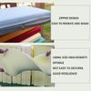 Dmkjdzsw Waterproof Bench Cushion, Sky Blue, 180 × 50 × 8 cm view 2