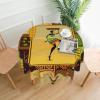 HAHAFU African Woman Round Tablecloth, 152 cm, Waterproof Wipe-Clean Polyester view 1