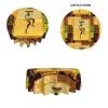 HAHAFU African Woman Round Tablecloth, 152 cm, Waterproof Wipe-Clean Polyester view 4