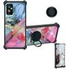 Aroepurt Case for Itel A24 2023 with 9H HD Screen Protector, PC + Silicone, IMDH-WSS view 1