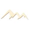 Wooden Mountain Silhouette 1 – Decorative Crafting, 5–50 cm view 1