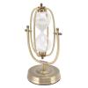 Hourglass, Handcrafted Hourglass, Timer Ornament, Vintage Metal and Glass, Beautiful for Living Room (Small, 15-Minute Rotating) view 1