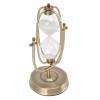 Hourglass, Handcrafted Hourglass, Timer Ornament, Vintage Metal and Glass, Beautiful for Living Room (Small, 15-Minute Rotating) view 4