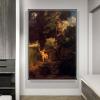 Syrinx Fleeing from Pan by Arnold Böcklin, 5D Diamond Painting Kit view 2