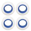 Keenso RC Tire Foam Inserts, Dual-Layer, 4-Pack, for 2.2-Inch Tires on 1/10 RC Crawlers (Blue) view 3