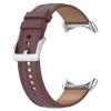 QINOUK Band for Google Pixel Watch 2, Breathable Genuine Leather Watch Band, Pin Buckle Design, Soft Strap, Brown view 3