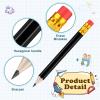 Chivao Golf Mini Pencils with Erasers, Short No. 2 HB Pre-Sharpened Pencils for Party Favors and Office Supplies, 10.2 cm, Black, 288 Count view 3