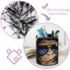 VAPOKF Desk Pen Holder, Makeup Brush Organizer, Cool Animal view 4