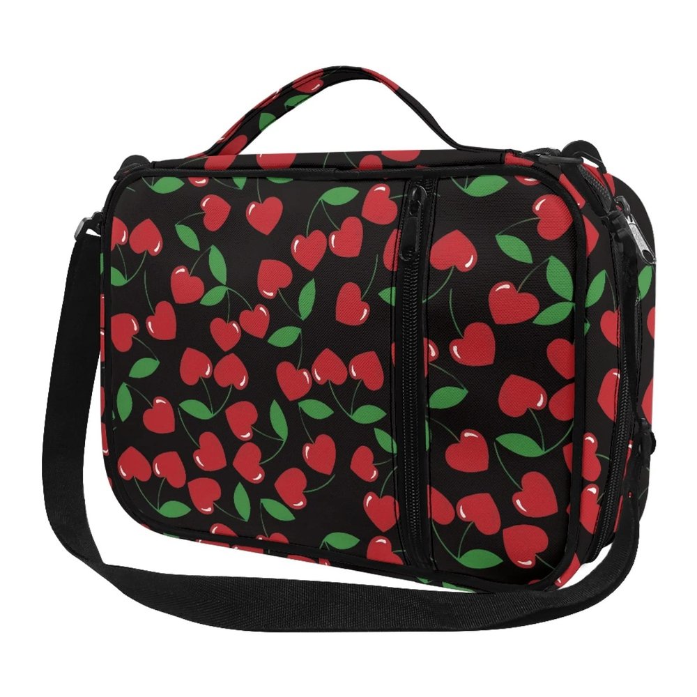 Wanyint Strawberry-Print Bible Cover for Women, Large, 27.9 x 6.1 x 21.6 cm