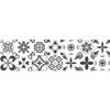 Ambiance Sticker Adriana Stair and Tile Stickers, Cement Tile Design, 2 Strips, 28 x 98 cm view 2